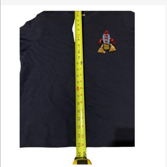 ASOS Navy Rocket Knit Sweater Size Small - Picture 6 of 7